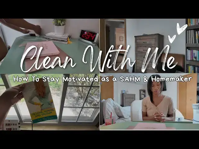 'Video thumbnail for Motivational Clean With Me: How to Stay Motivated as a SAHM & Homemaker | Biblical Homemaking'
