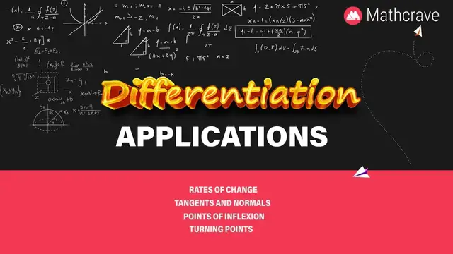 'Video thumbnail for Inflection Points, Tangents and Normals, Turning Point, Local Minima & Maxima | Calculus Derivatives'