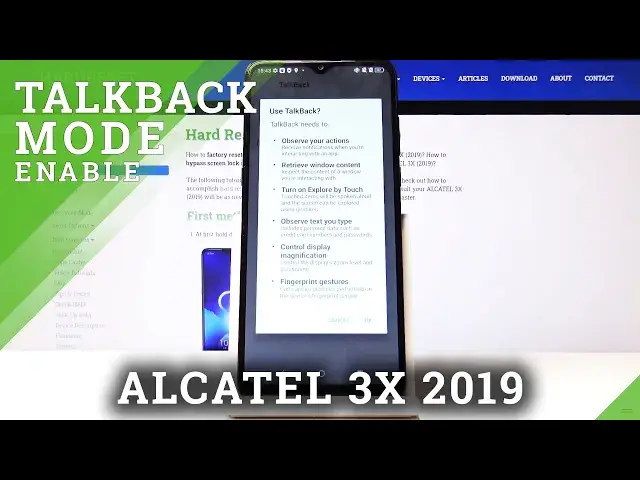 'Video thumbnail for How to Disable Talkback in ALCATEL 3X (2019) – Talkback Feature'