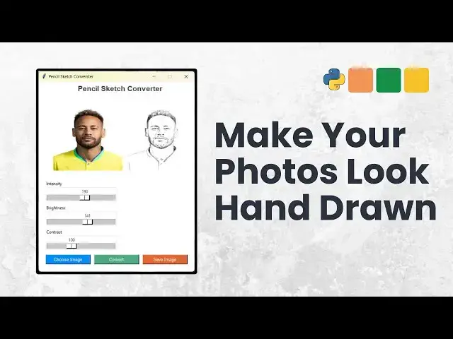 'Video thumbnail for This Python Project Will Make Your Photos Look Hand Drawn!'