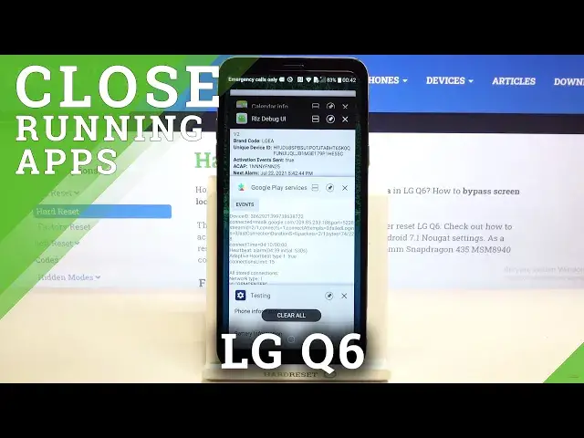 'Video thumbnail for How to Turn Off Running Apps in LG Q6 – Clear Apps Memory'