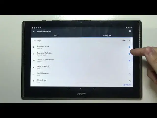 'Video thumbnail for How to Delete Browser History in ACER B3-A40 Iconia One 10 – Wipe Browsing Data'