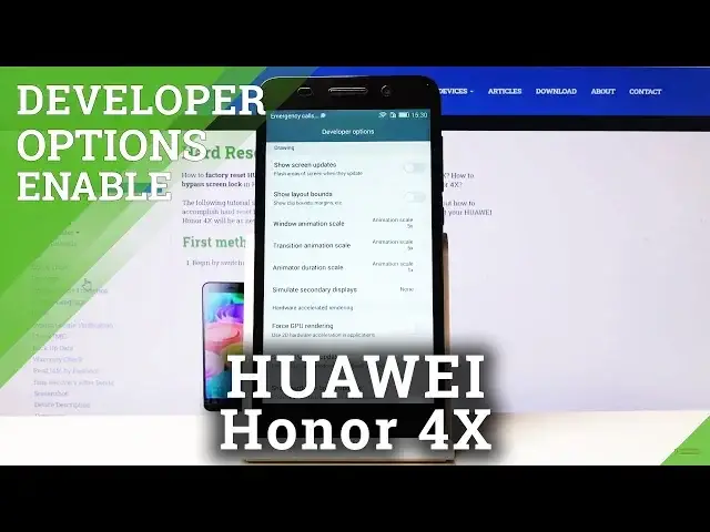 'Video thumbnail for How to Get Developer Options Unlocked on Huawei Honor 4X - OEM Unlock / USB Debug'