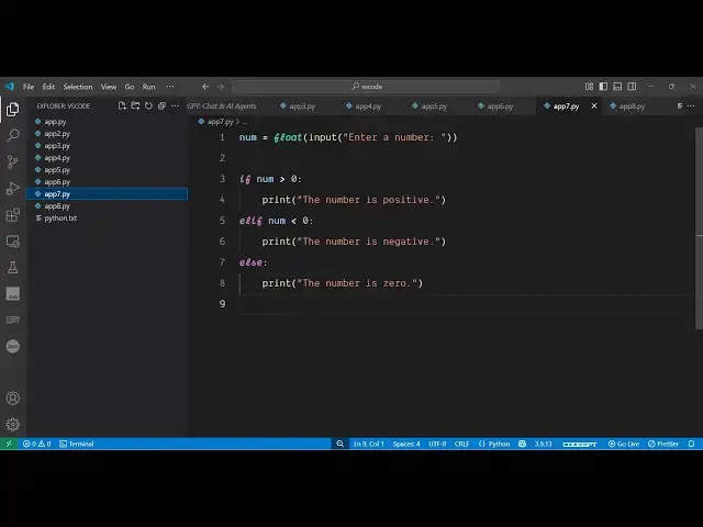 'Video thumbnail for How to Check Positive, Negative or Zero Number in Python – GATE, Interview & Placement Practice'