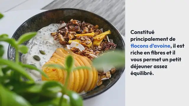 'Video thumbnail for Granola exotique au chocolat'