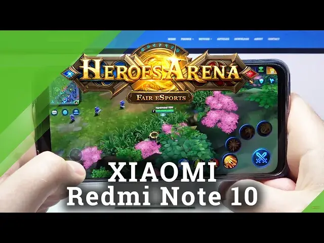 'Video thumbnail for Gameplay of Heroes Arena on XIAOMI Redmi Note 10 - Mobile Gaming Test'