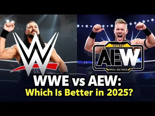'Video thumbnail for WWE vs AEW in 2025 – Who's Winning the Wrestling War?'