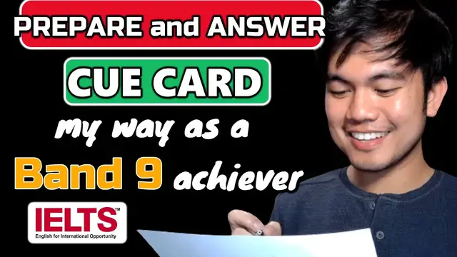 'Video thumbnail for IELTS CUE CARD: A TIME YOU WAITED FOR SOMETHING SPECIAL TO HAPPEN'