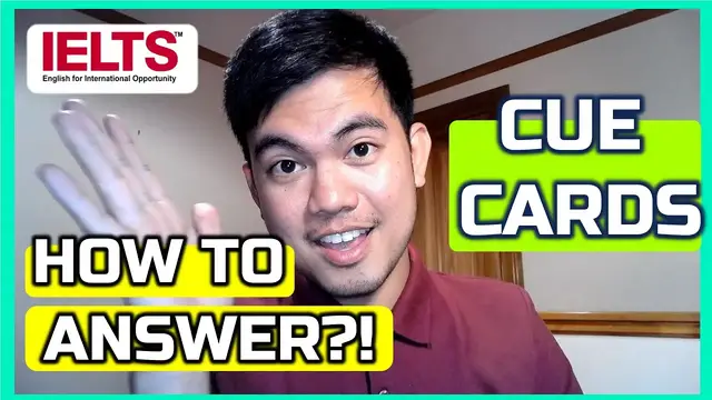 'Video thumbnail for CUE CARDS HOW TO ANSWER | IELTS SPEAKING PART 2 Preparation and Creating A Monologue'