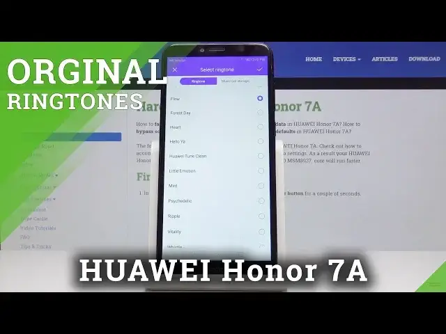 'Video thumbnail for All Available Ringtones for Huawei Honor 7A – Set Up New Tune'