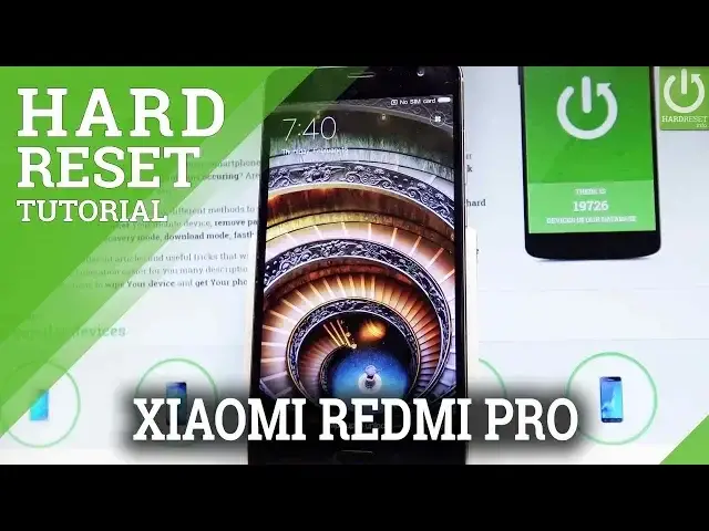 'Video thumbnail for How to Hard Reset XIAOMI Redmi Pro - Factory Reset / Wipe Data'