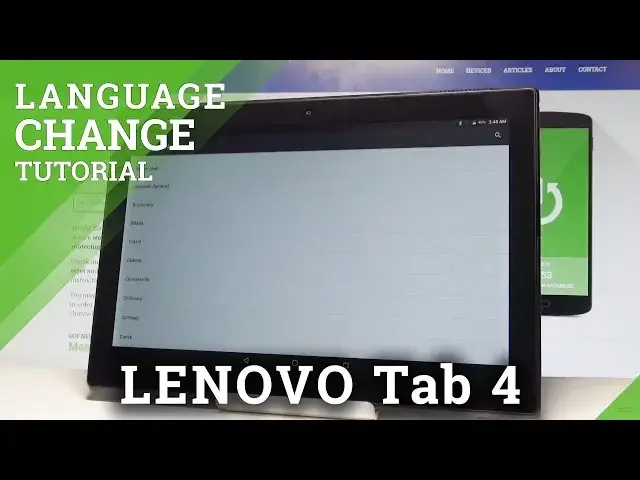 'Video thumbnail for How to Change Language on LENOVO Tab 4 10 |HardReset.info'