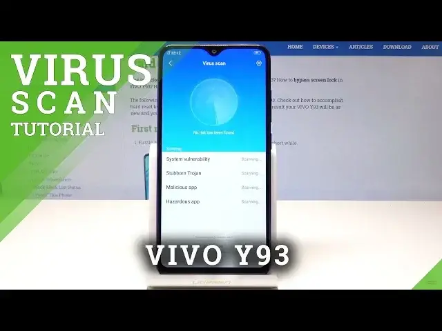 'Video thumbnail for VIRUS SCAN in VIVO Y93 - Detect Risks and Malware'