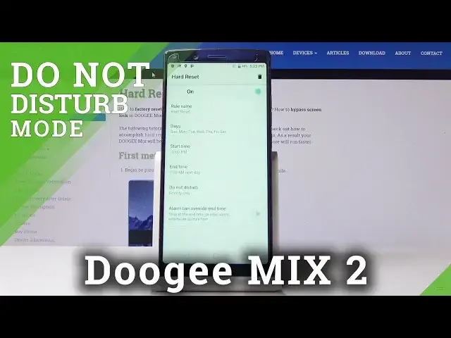 'Video thumbnail for Do Not Disturb Mode in DOOGEE Mix 2 - Mute Sounds'