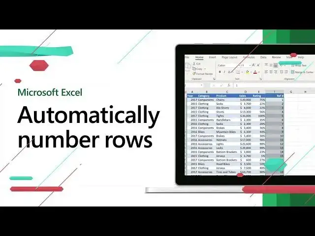'Video thumbnail for Automatically number rows | Excel Short Clip | Tutorial |#shorts'