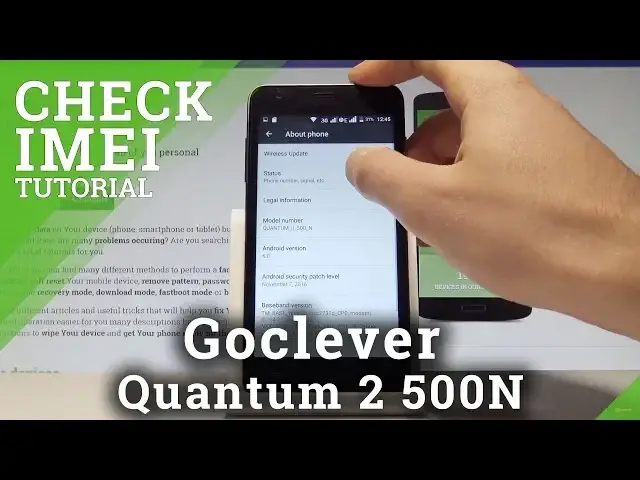 'Video thumbnail for How to Check IMEI in Goclever Quantum 2 500N - Serial Number |HardReset.Info'