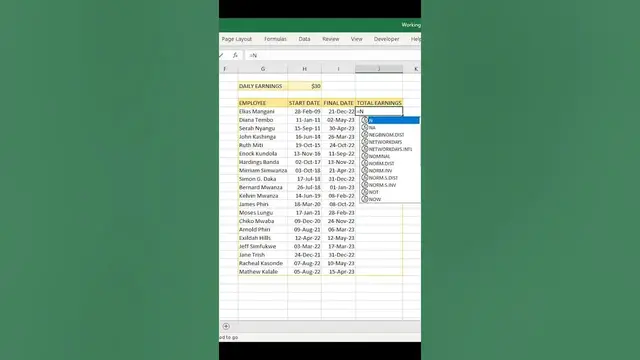 'Video thumbnail for Excel NetworkDays'