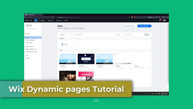 'Video thumbnail for Wix Dynamic Pages Tutorial For Beginners (2024)'