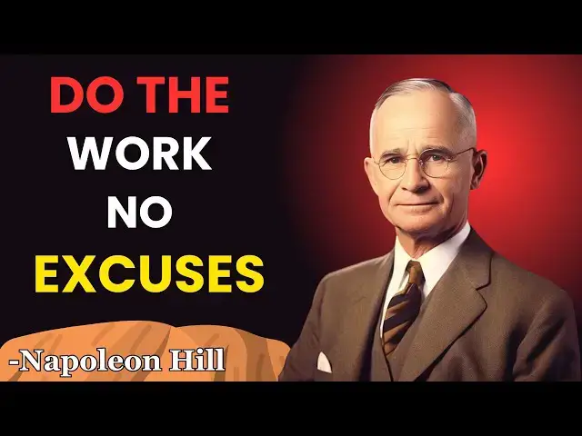 'Video thumbnail for The Speech That Will Break Your Excuses Forever | Napoleon Hill Classes'