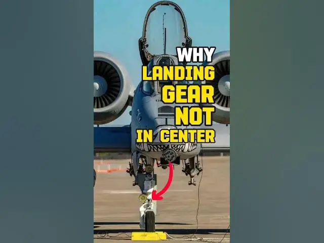 'Video thumbnail for Why Landing Gear on A-10 Warthog Not In Center? #a10warthog #a10thunderbolt #usairforce'