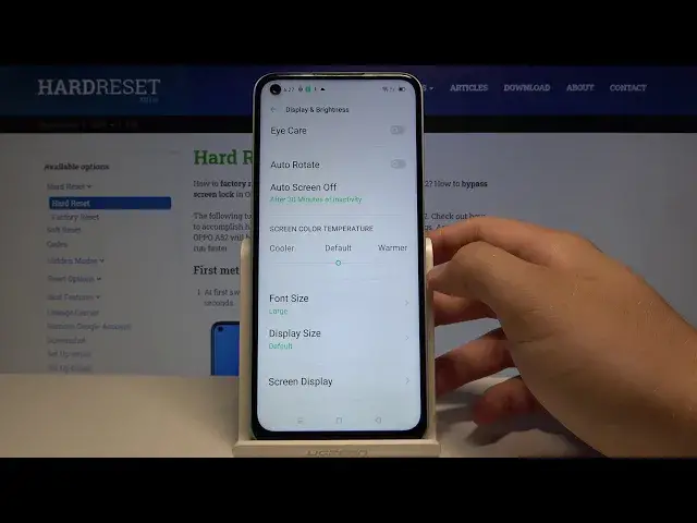 'Video thumbnail for How to Adjust Size of Text in Oppo A52 – Change Font Size'