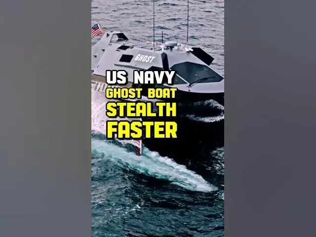 'Video thumbnail for How the Ghost Achieves 50 Knots Speed with SWATH Design #usnavy #ghostboat'