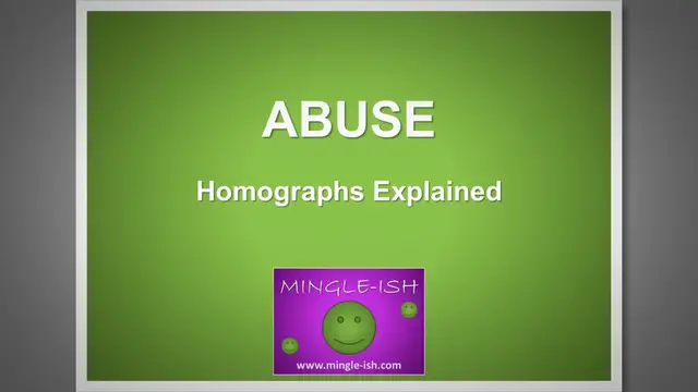 'Video thumbnail for Abuse: Homographs Explained'