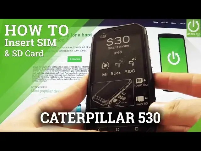 'Video thumbnail for How to Insert SIM & SD in CATERPILLAR S30 - Install SIM and SD Card'