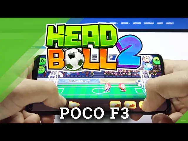 'Video thumbnail for Test Game Head Ball 2 on POCO F3 | Snapdragon 870 | 6GB RAM | Gameplay - FPS Check'