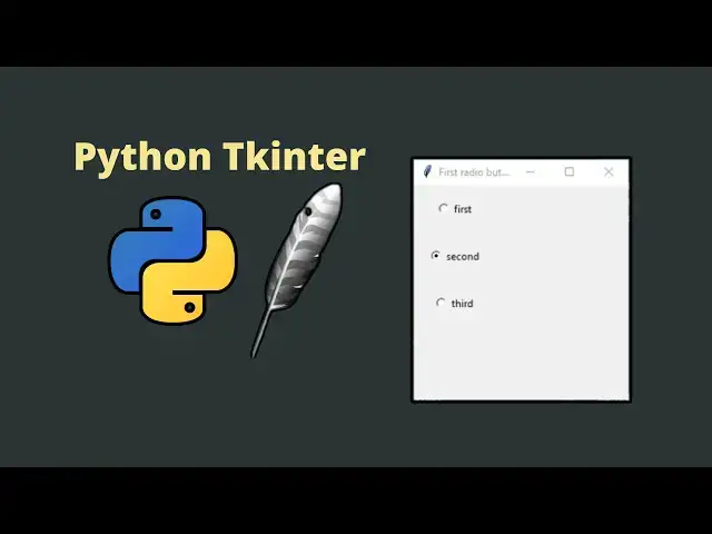 'Video thumbnail for Python Tkinter : How to create a radio button in tkinter'