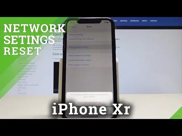 'Video thumbnail for How to Reset Network Settings in iPhone Xr - Restore Default Network Configuration'