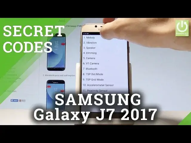 'Video thumbnail for Secret Codes SAMSUNG Galaxy J7 2017 - Hidden Mode / Secret Menu'