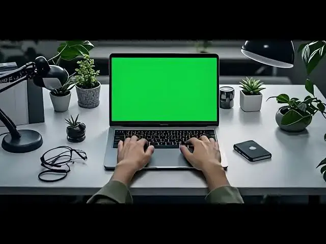 'Video thumbnail for Green Screen Laptop Touchpad Scrolling by Office Worker Close Up'