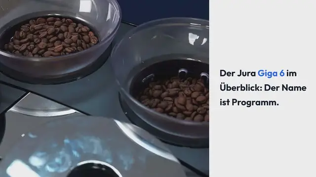 'Video thumbnail for Jura Giga 6 im Test 2024: In jeder Hinsicht ein gigantischer Kaffeevollautomat?'