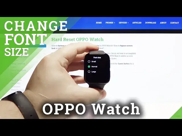 'Video thumbnail for How to Change Font Size in OPPO Watch - Personalize Smartwatch Fonts'