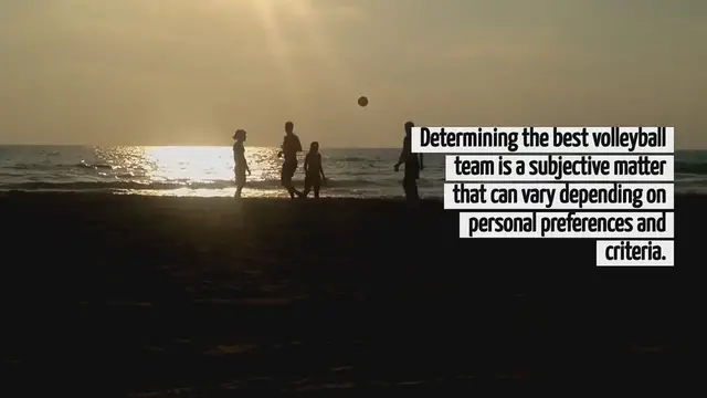 'Video thumbnail for What Is The Best Volleyball Team'