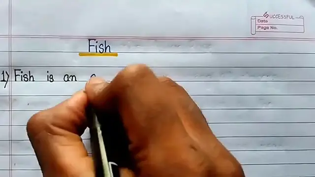 'Video thumbnail for 10 Lines Essay on Fish in English ⬆︎'