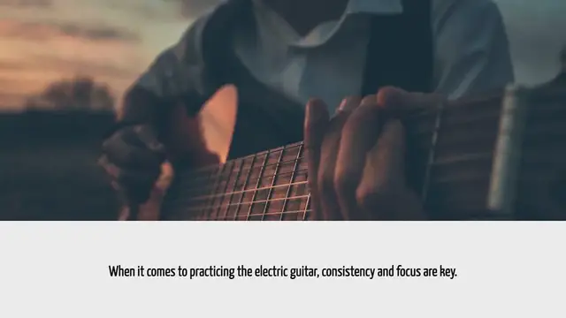 'Video thumbnail for How To Practice Electric Guitar'