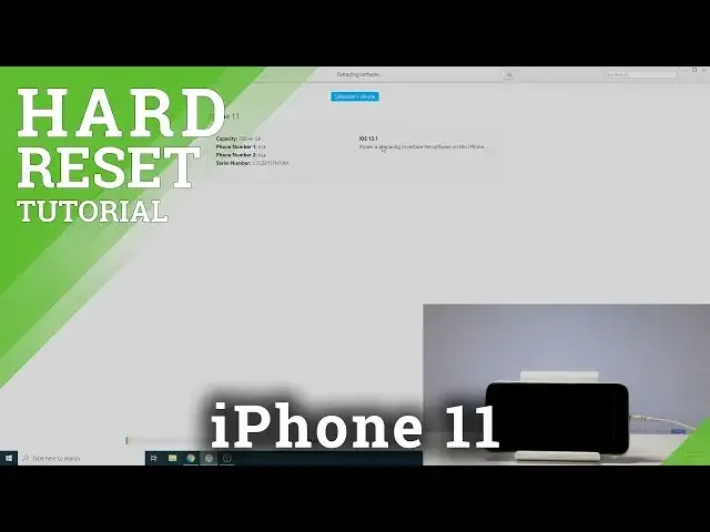 'Video thumbnail for iPhone 11 Factory Reset by iTunes / Delete Data / Restore Tutorial'