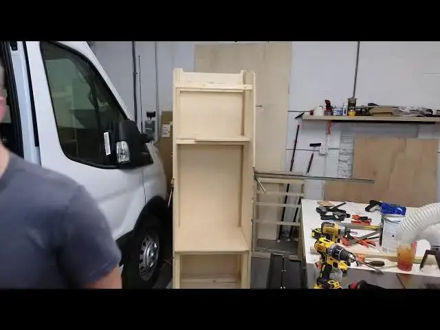 'Video thumbnail for Van Builder HQ is Live! Fabricating Fridge Stack (dissassembly before gluing up)'