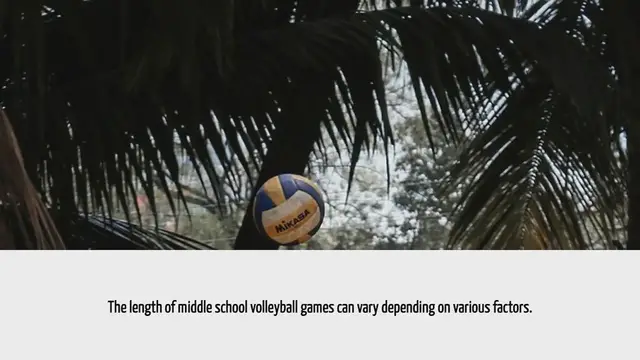 'Video thumbnail for How Long Are Middle School Volleyball Games'