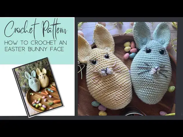 'Video thumbnail for How to Crochet an Easter Bunny (pattern tutorial)'