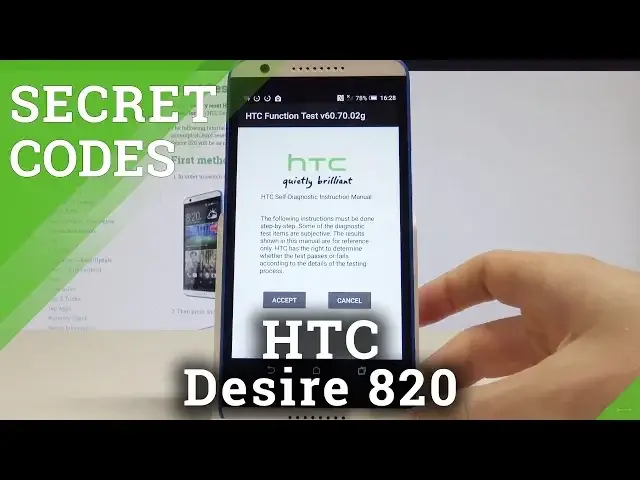 'Video thumbnail for Secret Code HTC Desire 820 - Hidden Mode / Secret Menu / Tricks / Advanced Options'