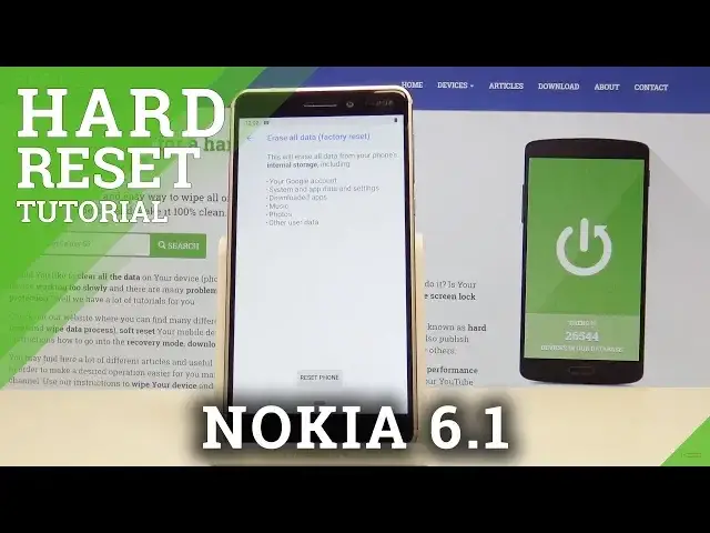 'Video thumbnail for How to Hard Reset NOKIA 6.1 - Factory Reset by Settings'