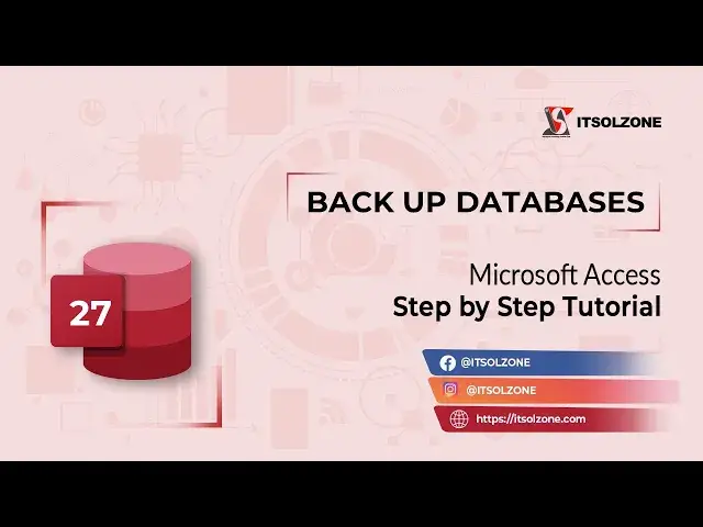 'Video thumbnail for How to Backup Microsoft Access Databases - Step by Step Tutorial'