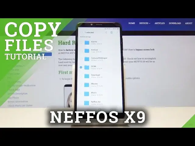 'Video thumbnail for How to Transfer Photos to SD Card in NEFFOS X9 - Copy Files'