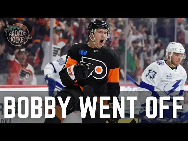 'Video thumbnail for Breaking down Bobby Brink's INCREDIBLE game vs. Lightning | Flyers Game Tape'