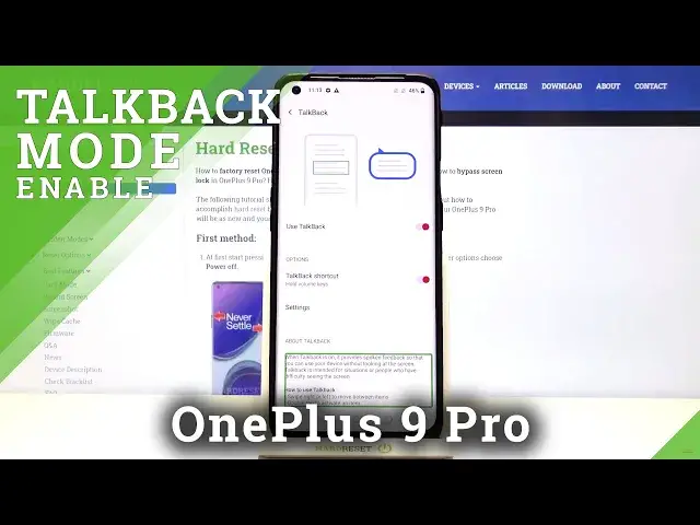 'Video thumbnail for TalkBack Mode in OnePlus 9 Pro – How to Enable / Disable TalkBack'