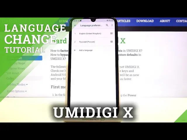 'Video thumbnail for How to Change System Language on UMIDIGI X – Change Device Language'
