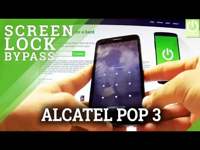 'Video thumbnail for Hard Reset ALCATEL OneTouch Pop 3 - Bypass Pattern Lock / Format Android'
